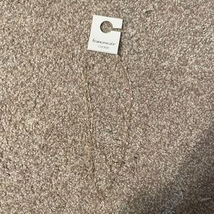 Double strand with pears necklace